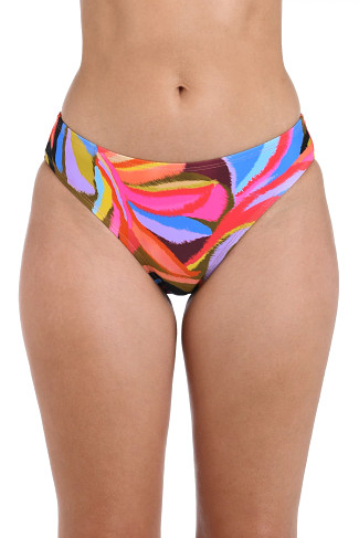 MULTI Tropic Waves Hipster Bikini Bottom