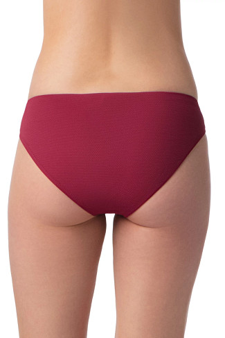 MERLOT CORA Tortoise Ring Hipster Tab Side Bikini Bottom