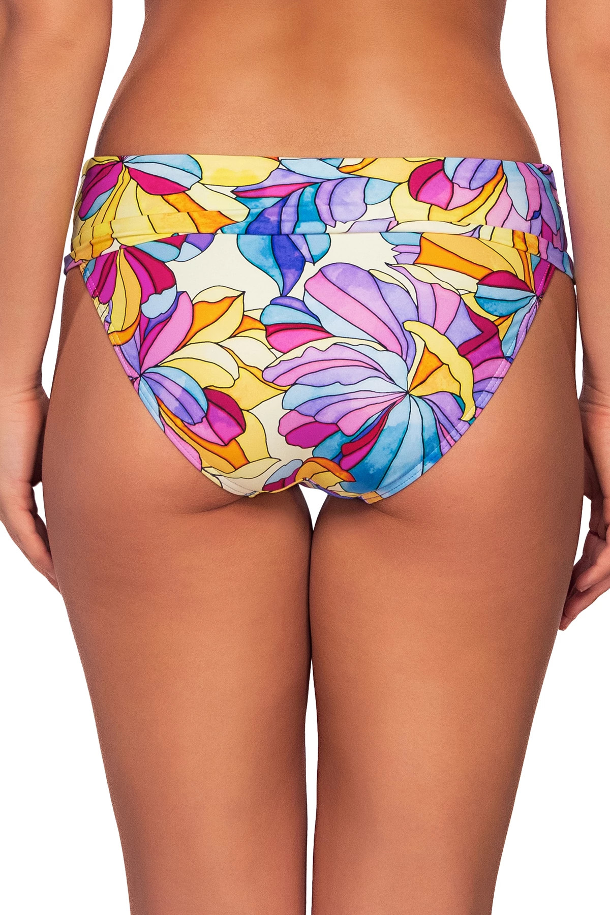 OPALESCENT Hannah High Waist Bikini Bottom image number 4