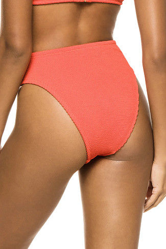 RED Malia Crinkle High Waist Bikini Bottom