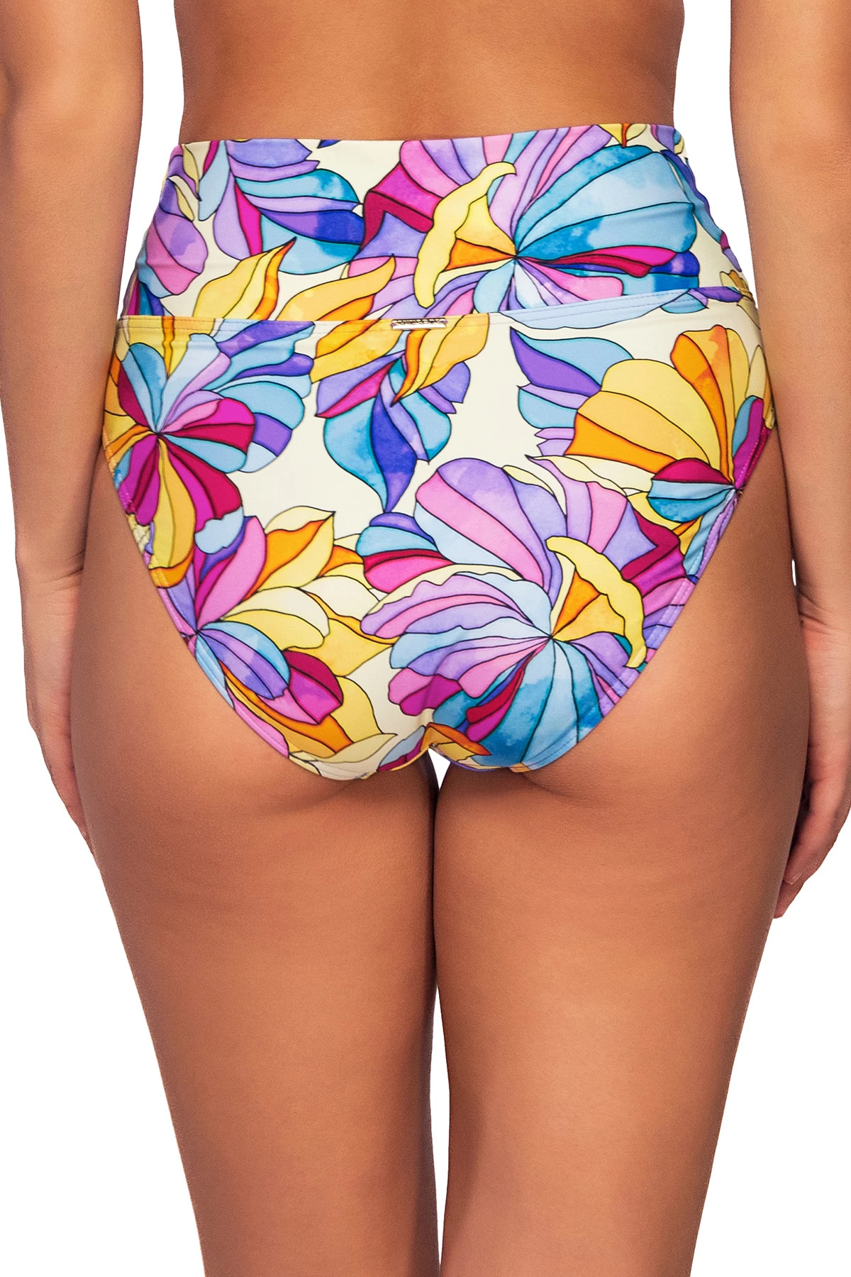 OPALESCENT Hannah High Waist Bikini Bottom image number 3