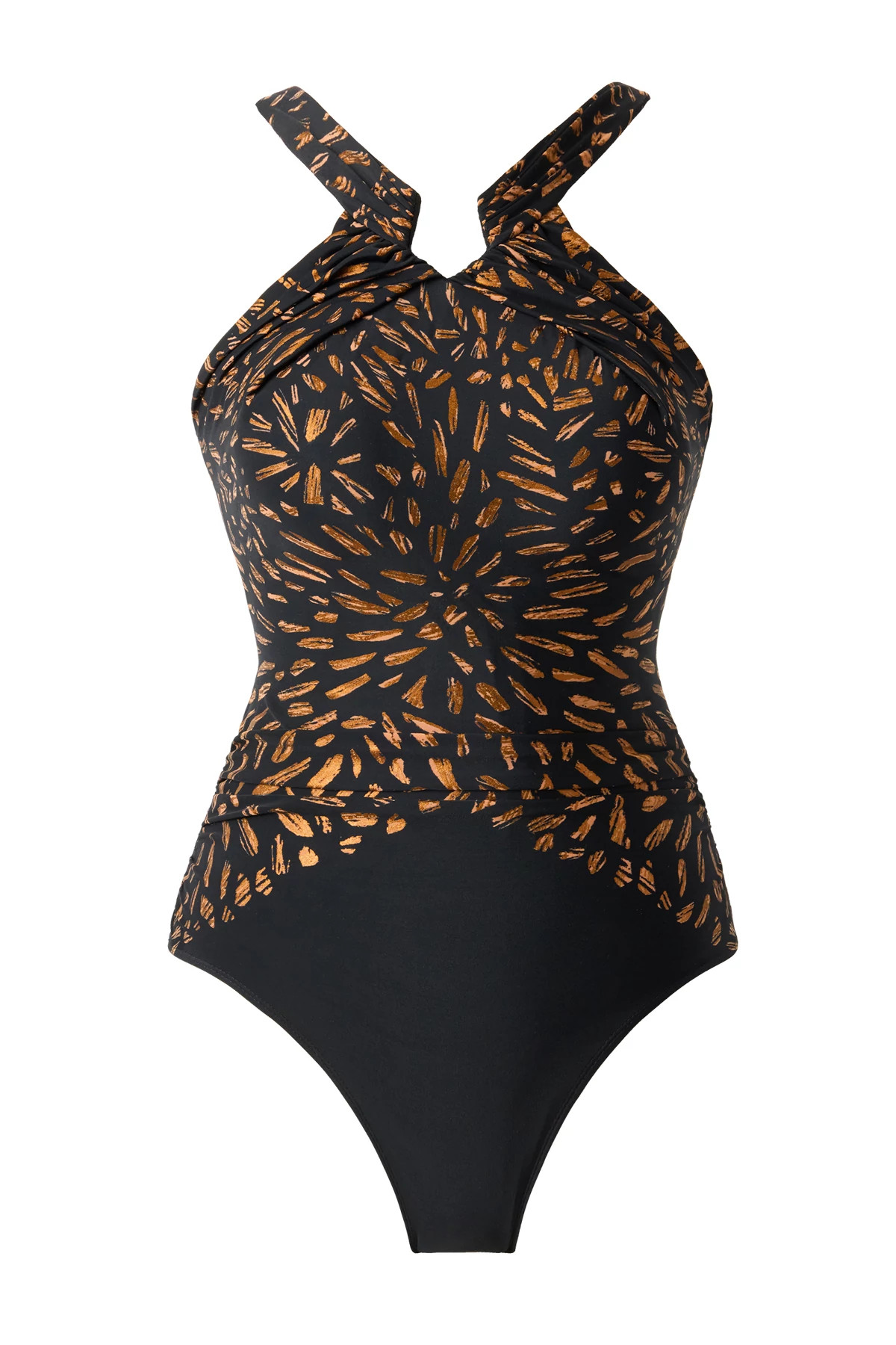 BLACK Aphrodite High Neck One Piece Swimsuit image number 5