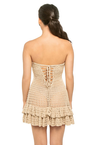 TOFFEE Bonnie Crochet Mini Dress