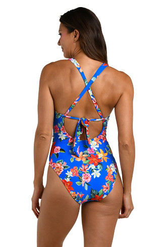 MULTI Plunge Ring One Piece Swimsuit