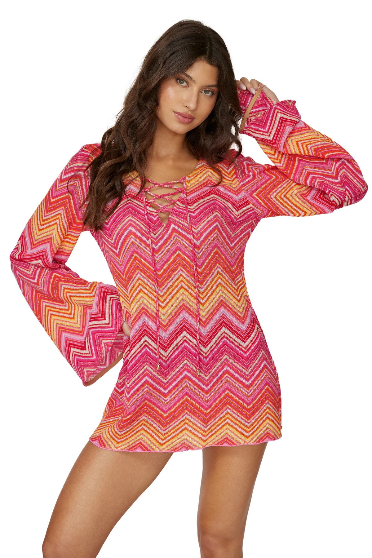 CAYENNE Noah Tunic Mini Dress image number 1