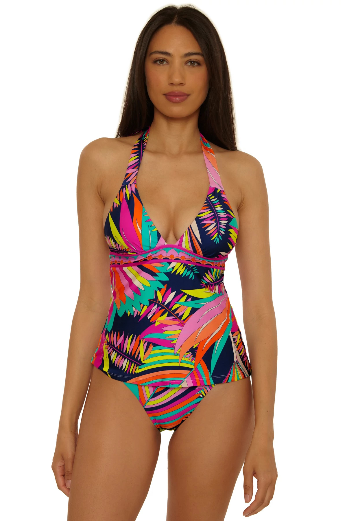 MULTI Paralia Halter Tankini Top image number 1