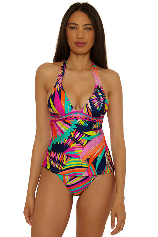 MULTI Paralia Halter Tankini Top