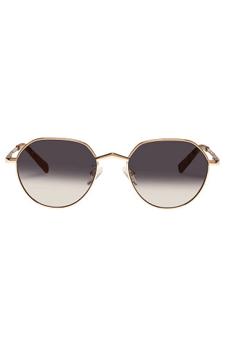 GOLD Newfangle Round Sunglasses