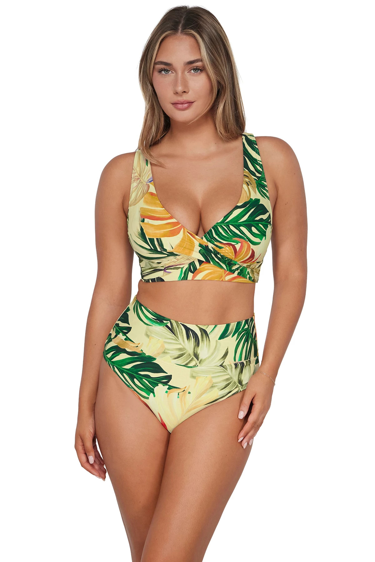AMBER OASIS Elsie Underwire Bikini Top (D+ Cup) image number 1
