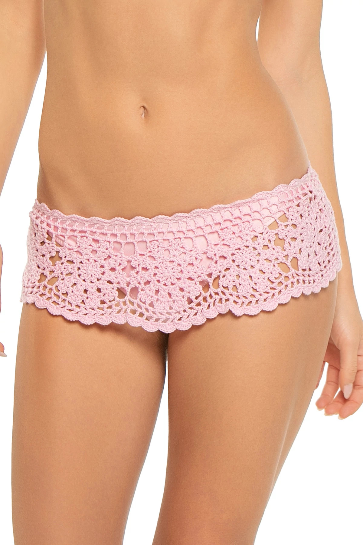 BLUSH Shelley Crochet Bikini Bottom image number 1