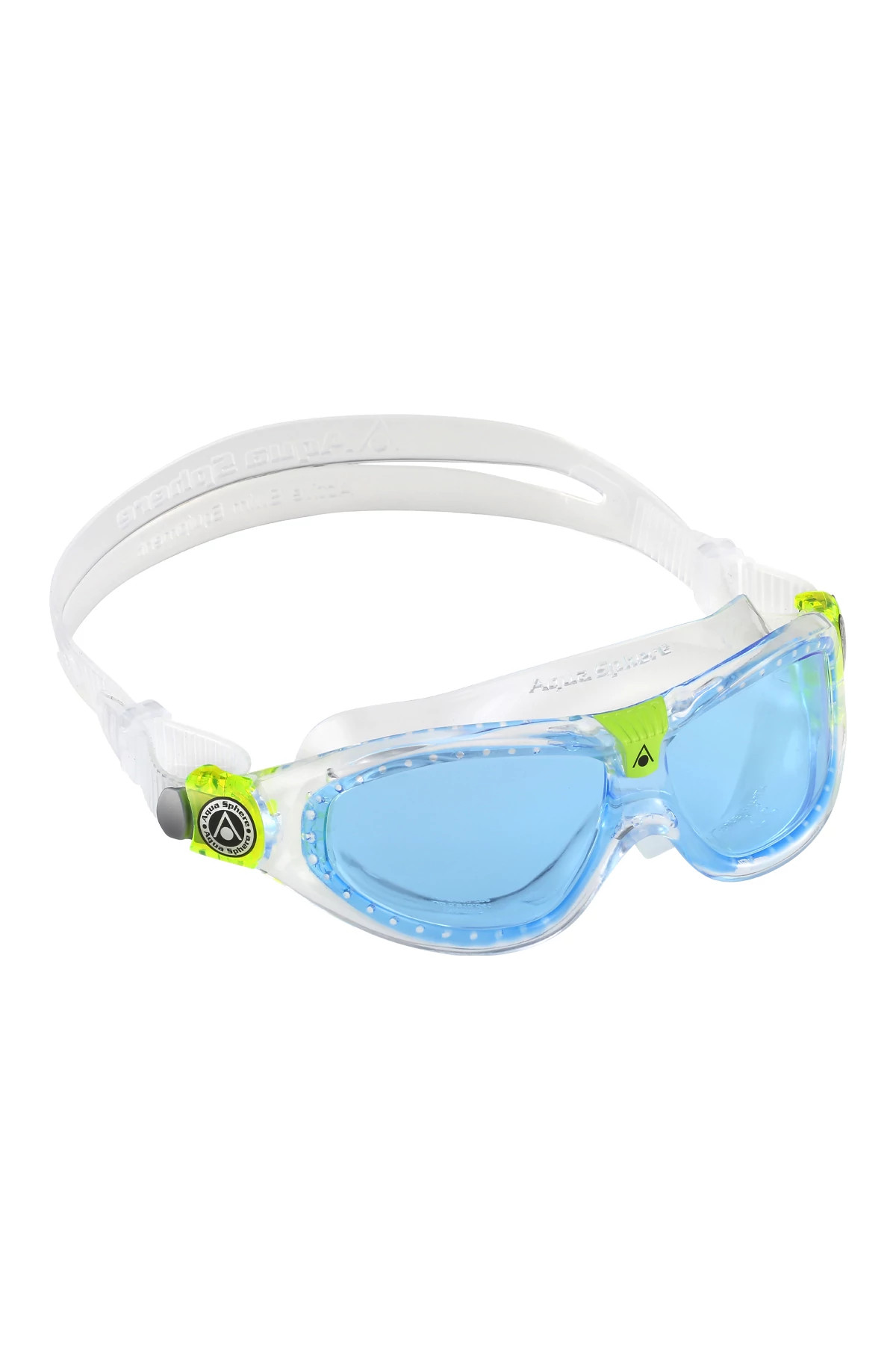 CLEAR/LIME Seal Kid Swim Goggles image number 1