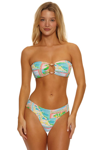 MULTI Corfu Crinkle Bandeau Bikini Top