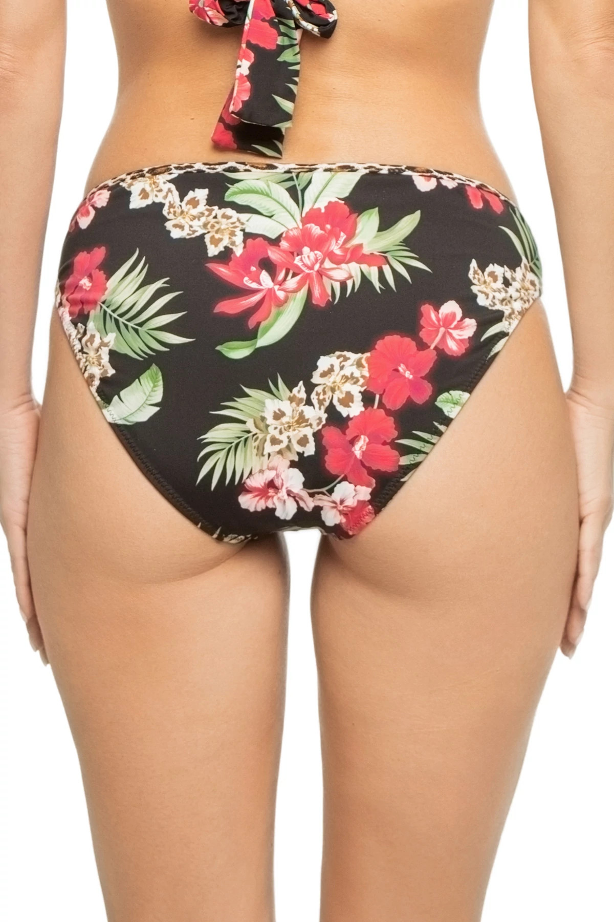 BLACK Reversible Hipster Bikini Bottom image number 3