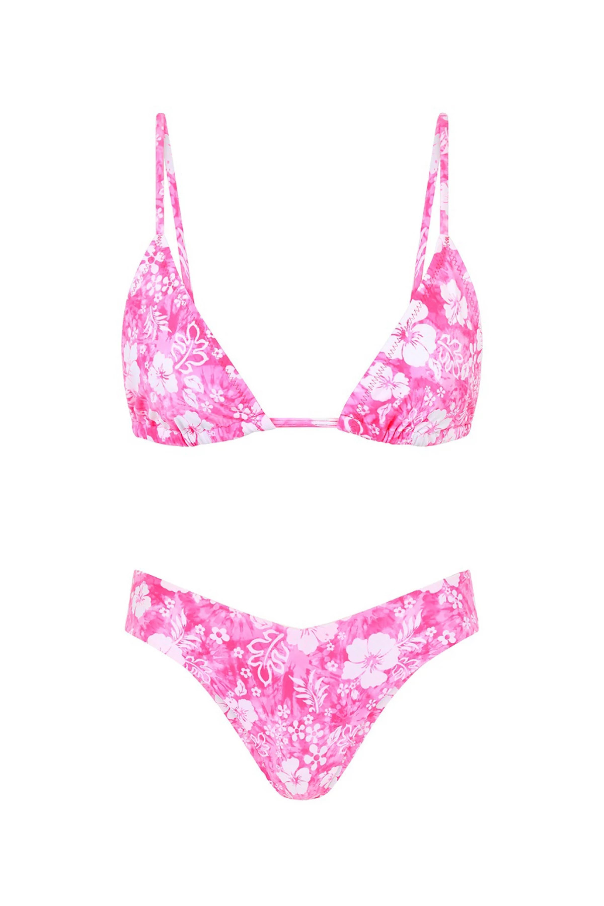 ISLAND BLUSH Island Blush Triangle Bikini Top image number 5