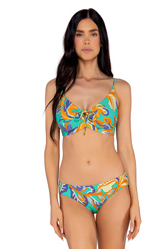 WATER LILY Kauai Keyhole Underwire Bikini Top (D+ Cup)