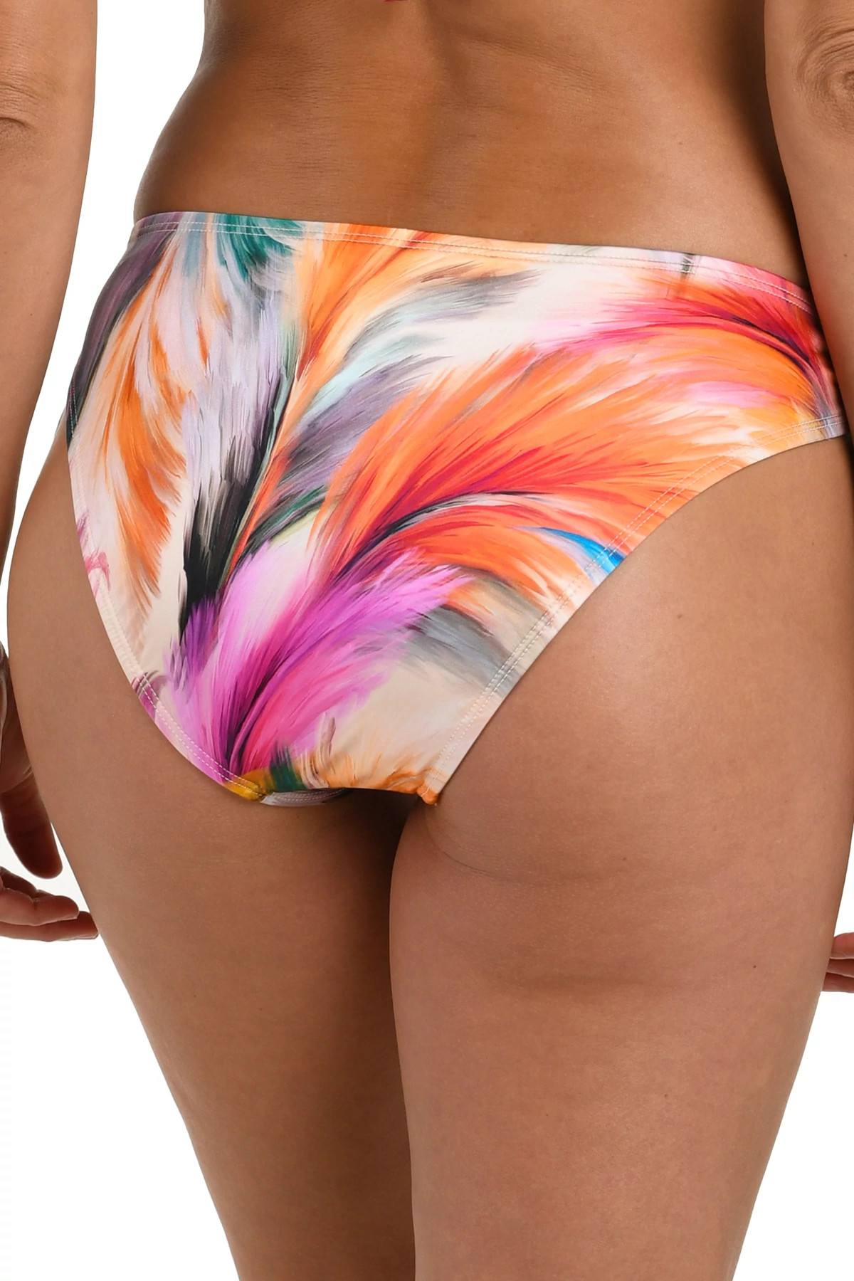 MULTI Feathered Impressions Hipster Bikini Bottom image number 2
