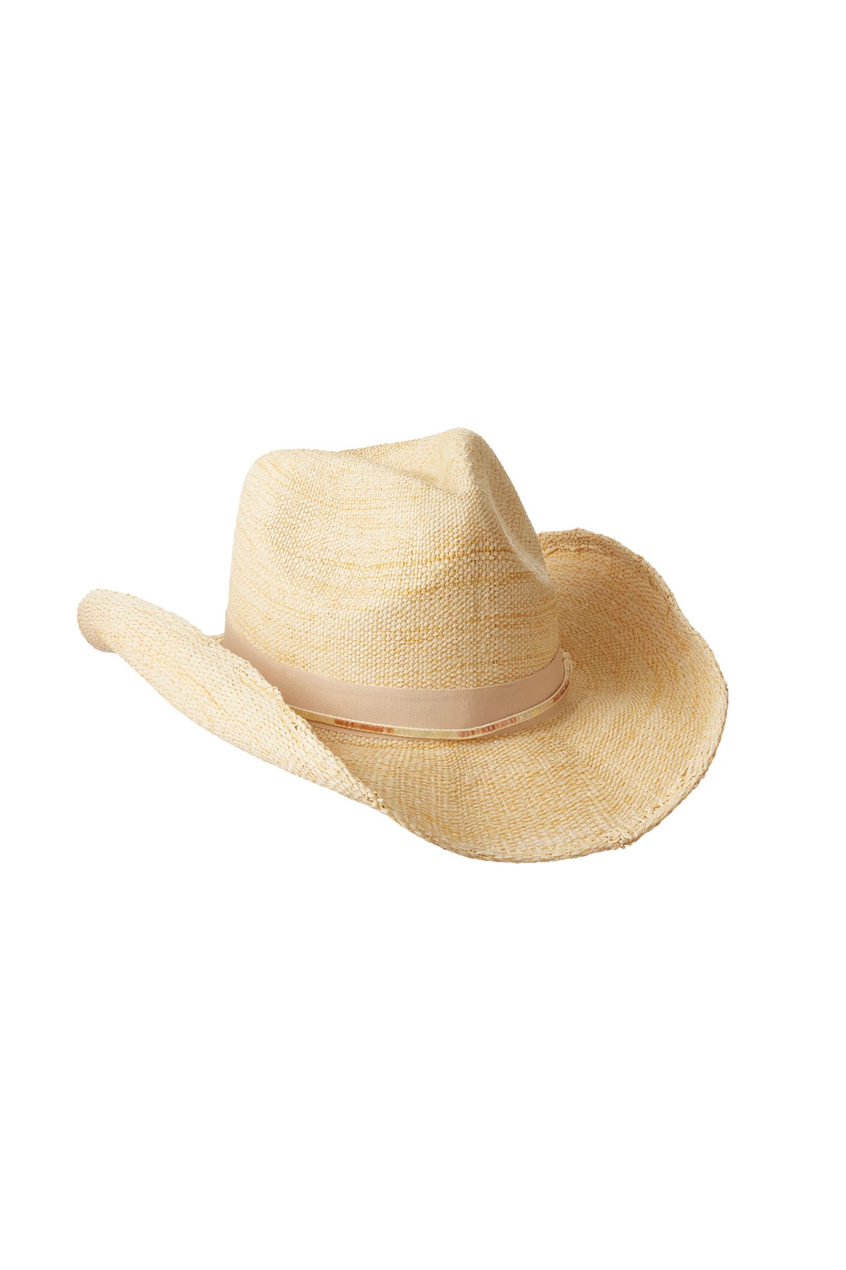 NATURAL Shimmer Cowboy Hat image number 1
