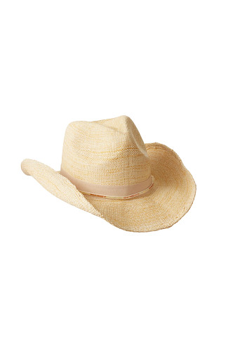 NATURAL Shimmer Cowboy Hat