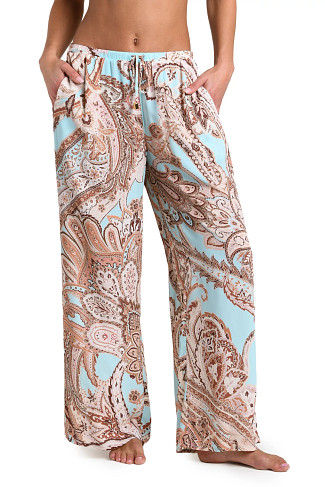 MULTI Geraldine Paisley Wide Leg Pants
