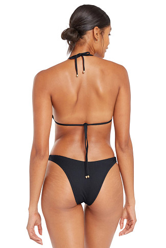 BLACK ECORIB Cosmo Sliding Triangle Bikini Top