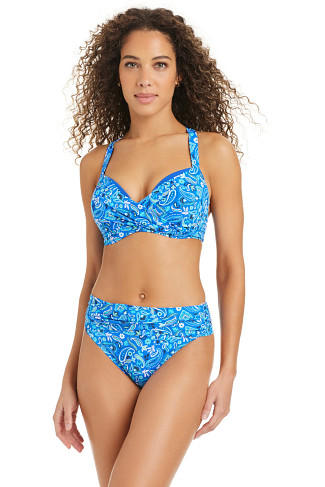 BLEU DEPTHS Underwire Bralette Bikini Top (D+ Cup)