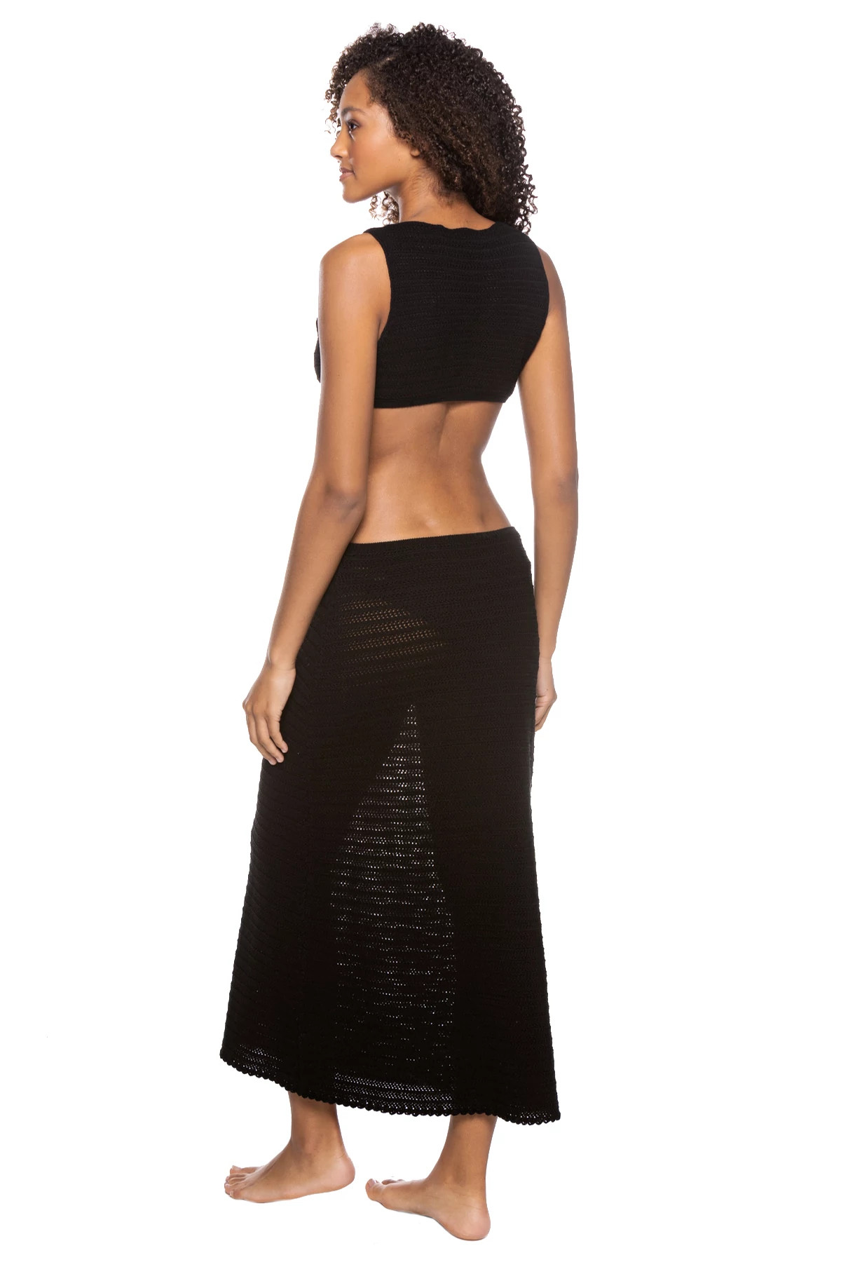 BLACK Sonya Ring Cut Out Maxi Dress image number 2