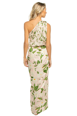 BLUSH MAGNOLIA Asymmetrical Maxi Dress