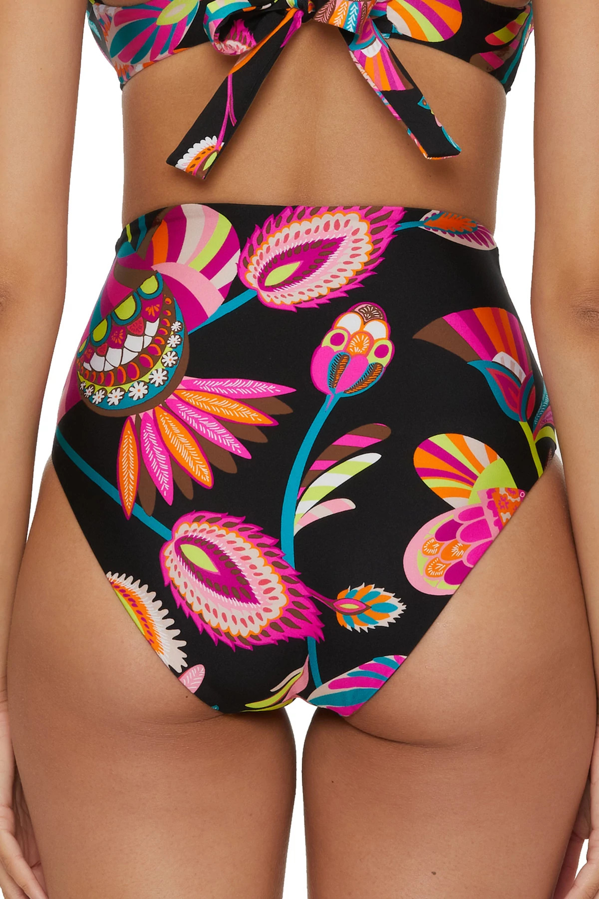 MULTI Reversible High Waist Bikini Bottom image number 3