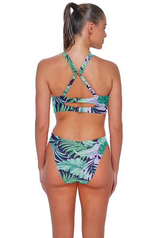 PALM SHADE Natalie Banded Bikini Top (D+ Cup)