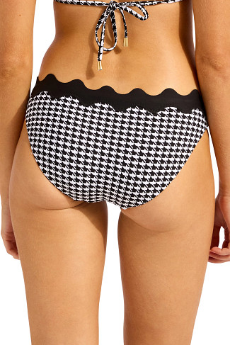 BLACK Gia Check Hipster Bikini Bottom