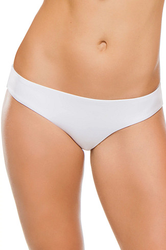 WHITE Hipster Bikini Bottom