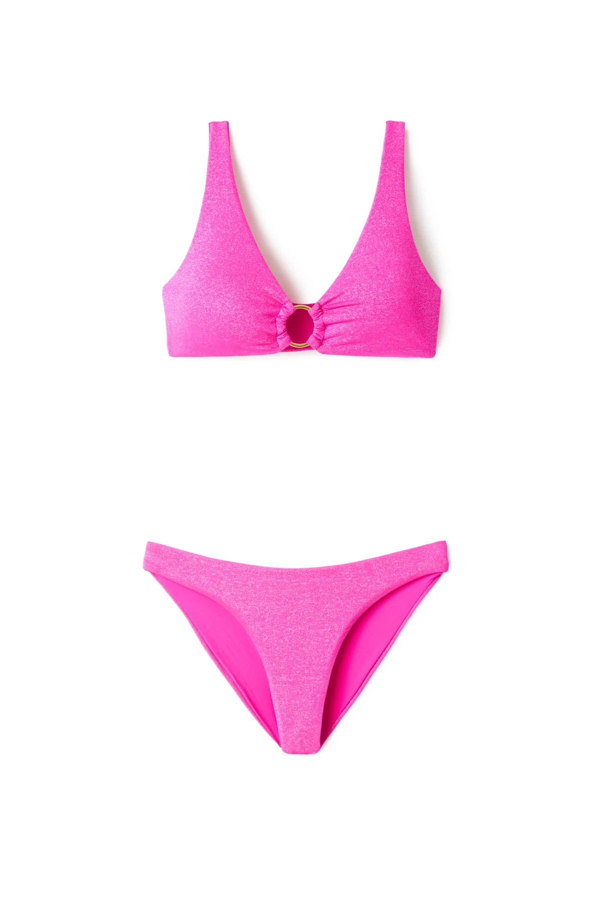 FUCHSIA Bonaire Bralette Bikini Top image number 3