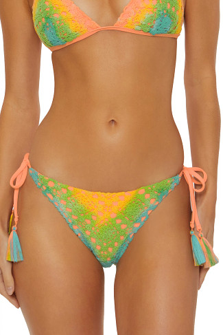MULTI Crochet Tie Side Brazilian Bikini Bottom