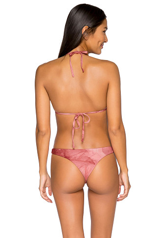 ROSE QUARTZ Bermuda Sliding Triangle Bikini Top