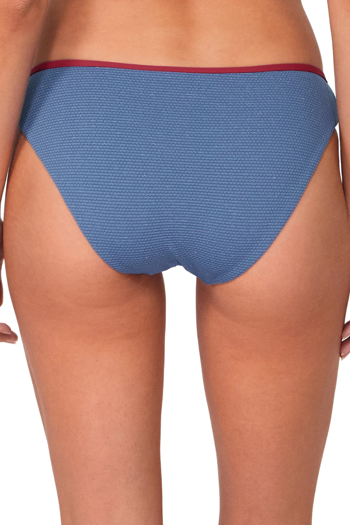 BANNER BLUE LUREX Berkeley Hipster Bikini Bottom image number 2