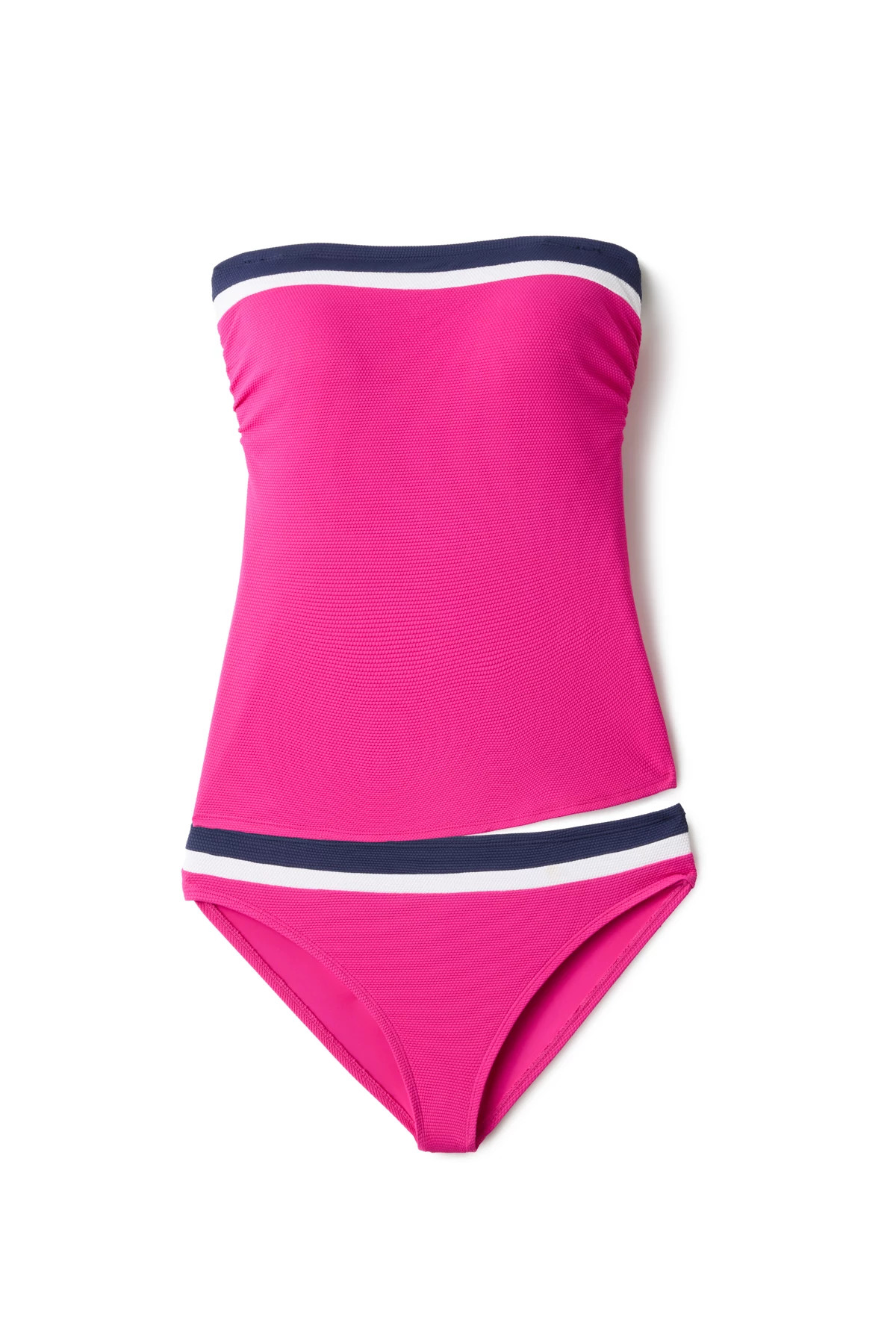 PINK MULTI Colorblock Banded Hipster Bikini Bottom image number 3