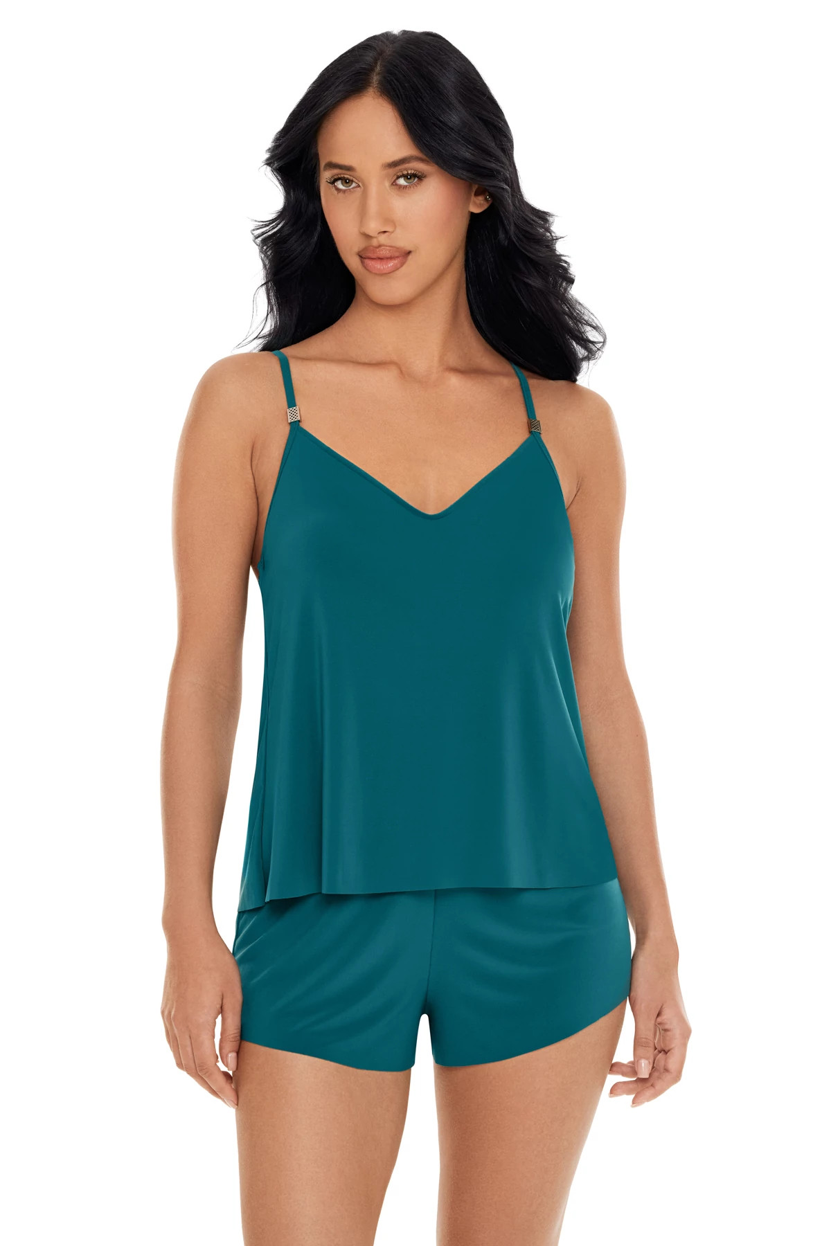PEACOCK Mila One Piece Swimsuit Romper image number 1