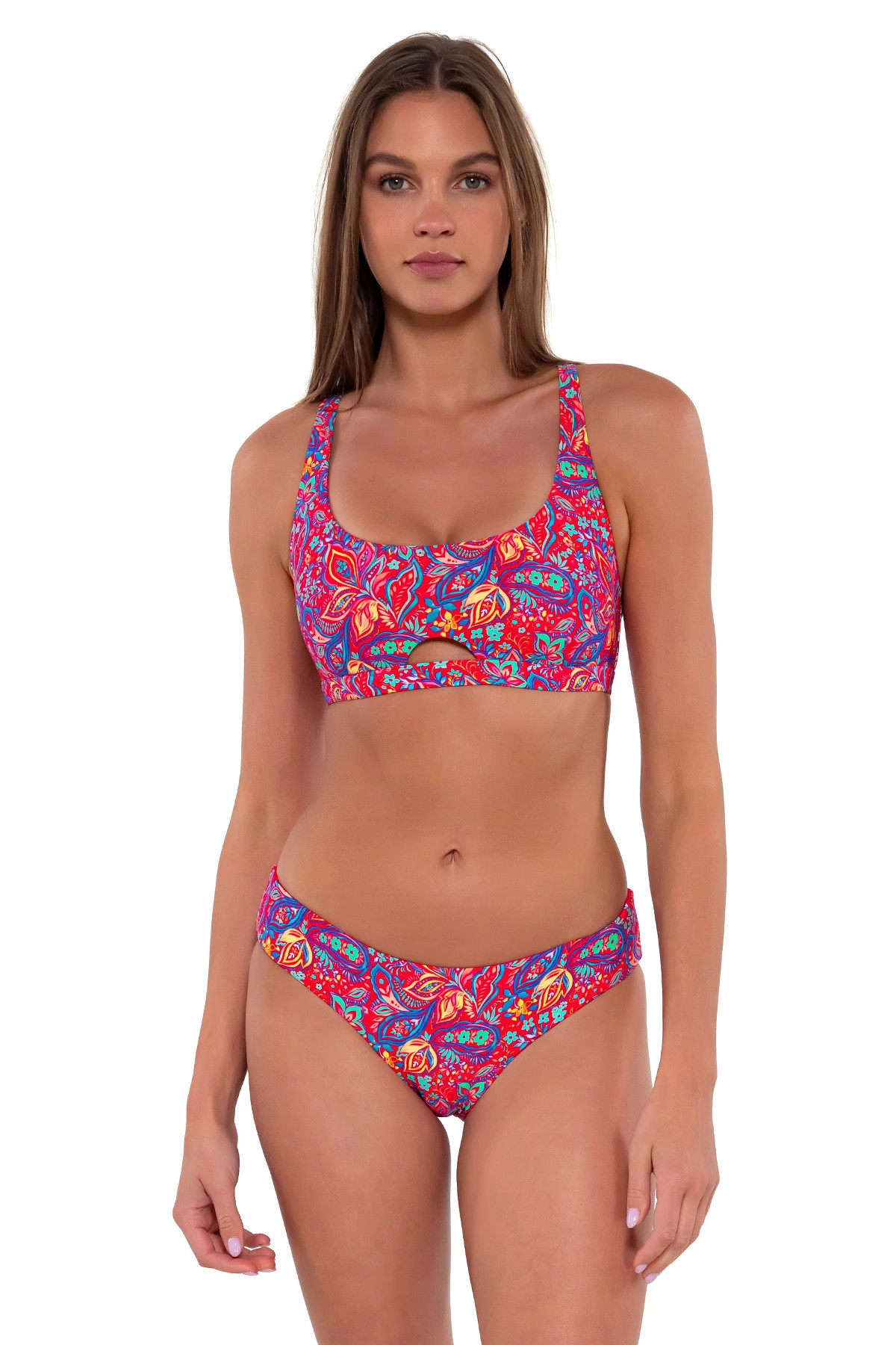 Kauai Keyhole Bralette Bikini Top (E-H Cup)