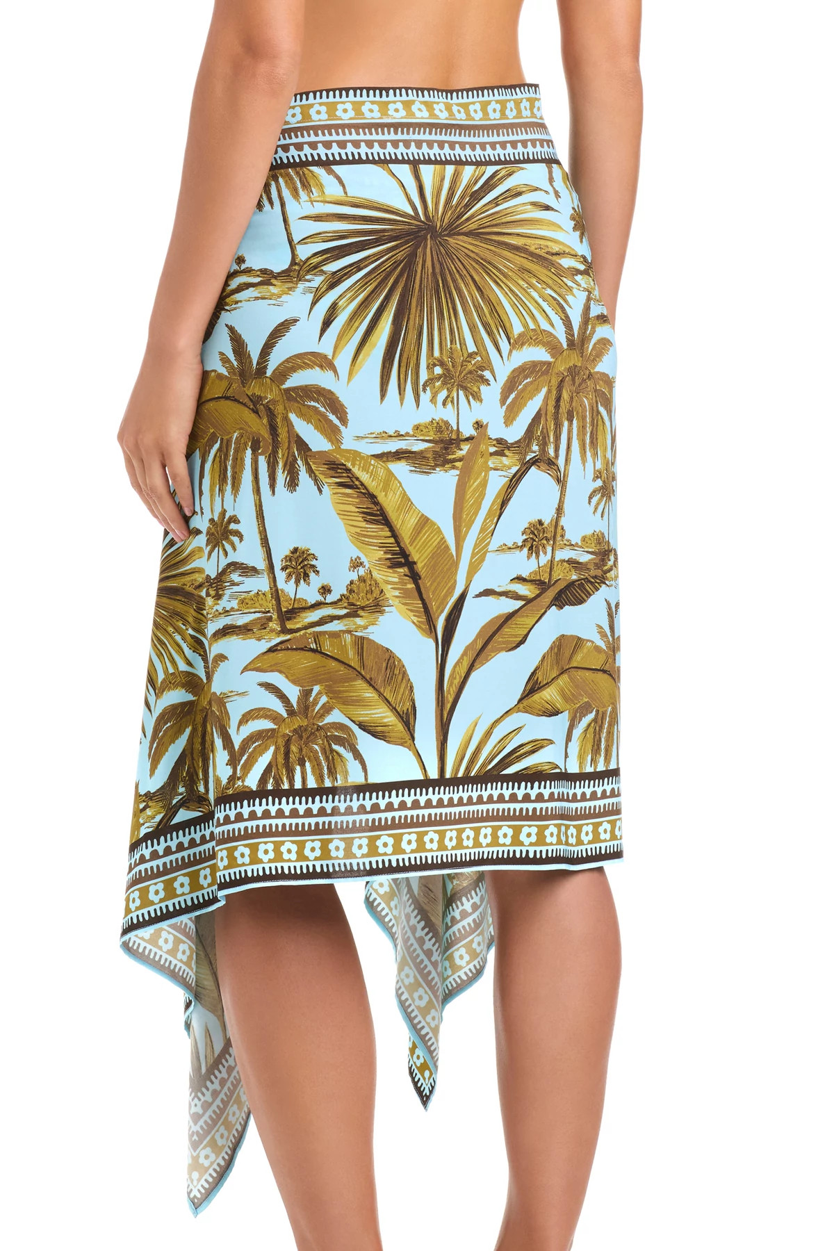 WATERFALL White Lotus Sarong image number 2