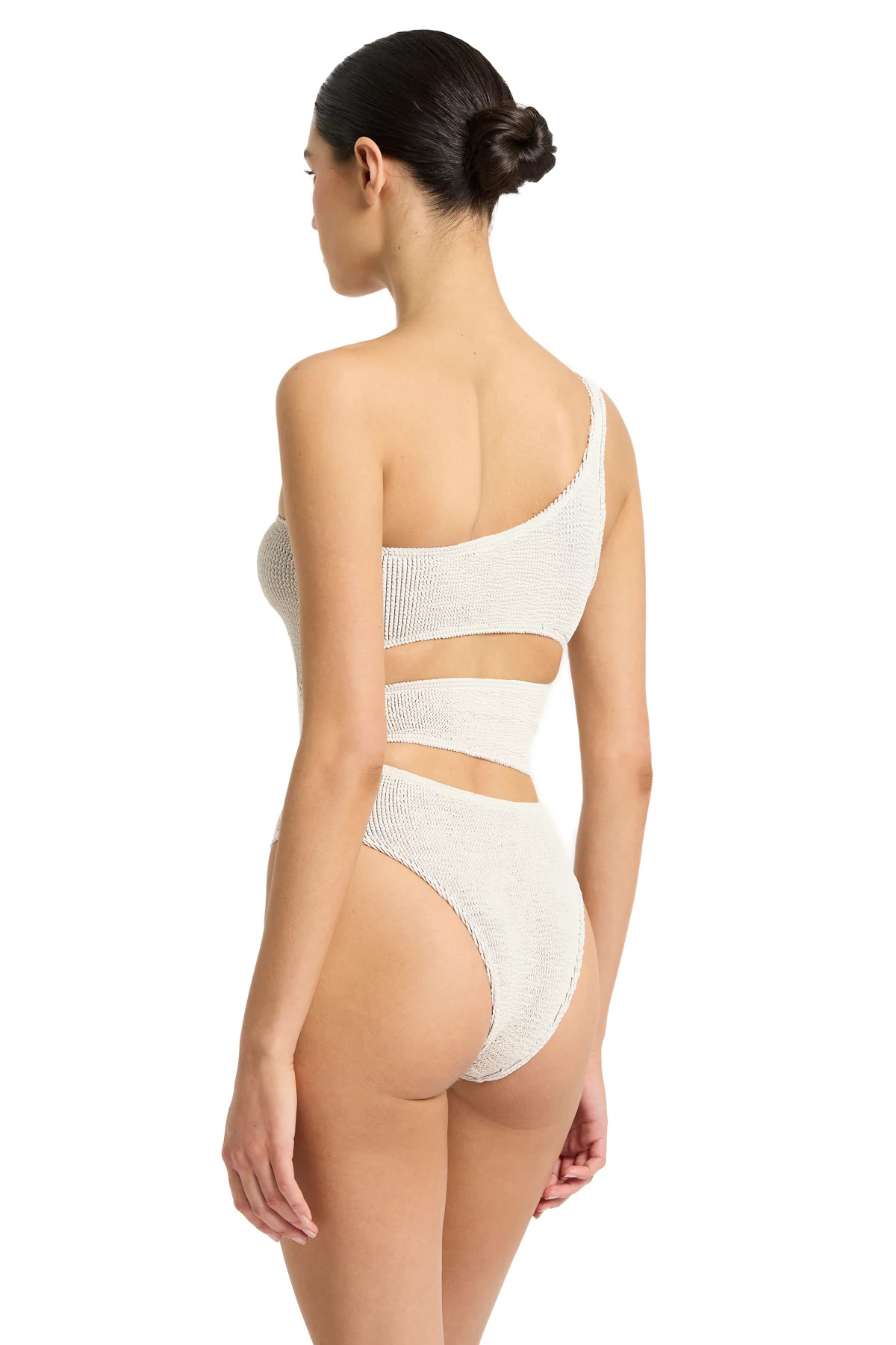 COCONUT MILK Rico Asymmetrical One Piece Swimsuit image number 2