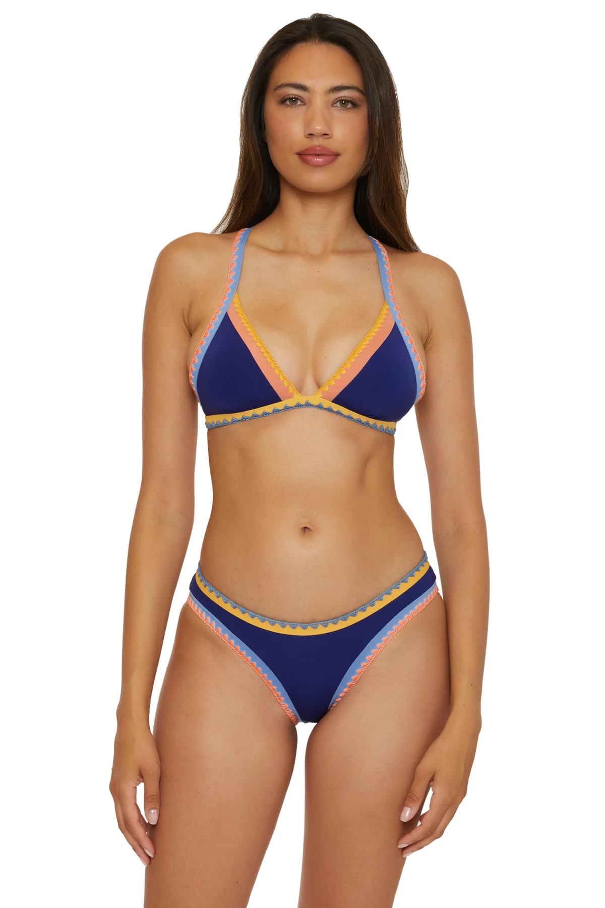 NAVY Avila Cross Back Bikini Top image number 1