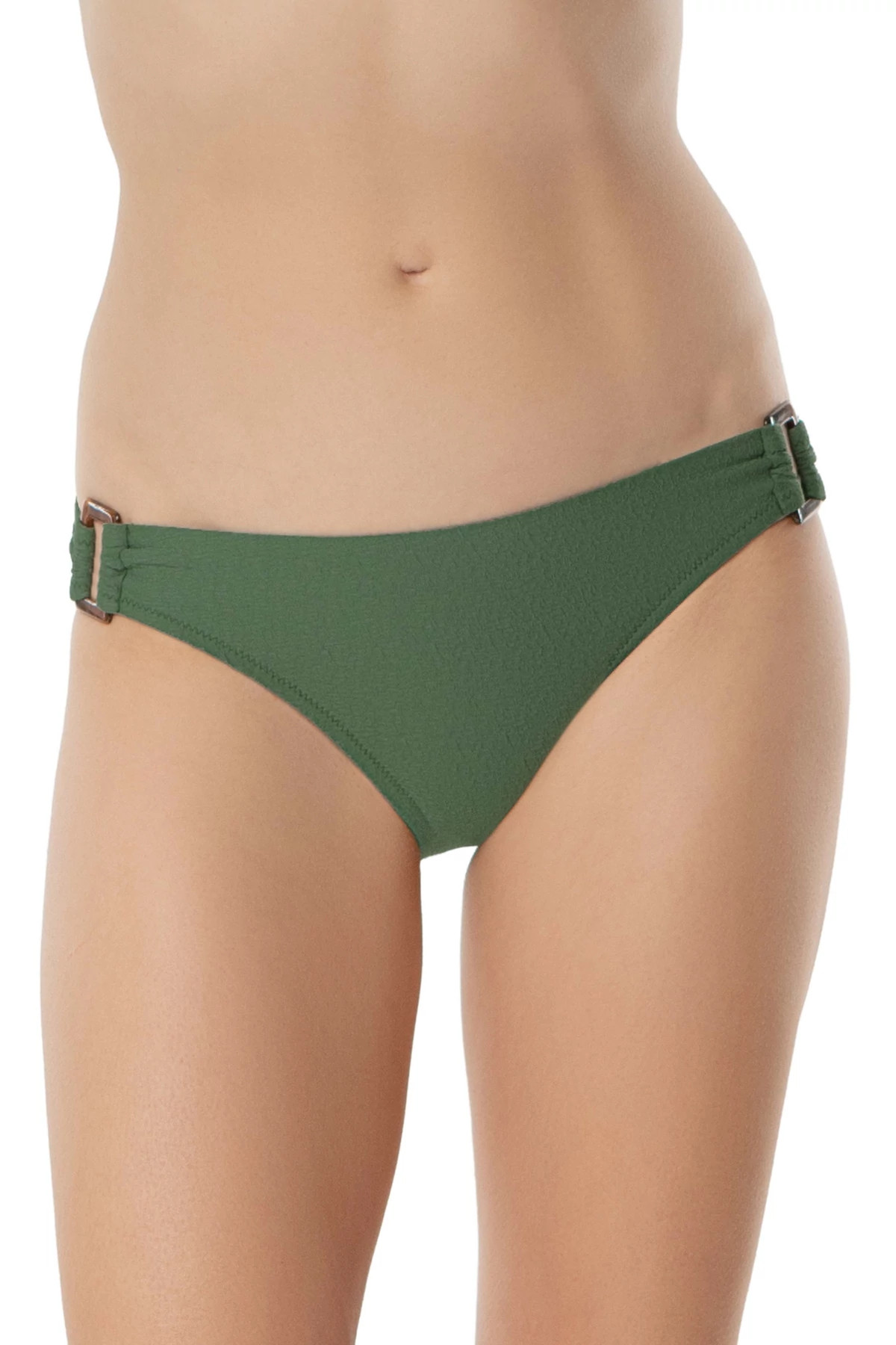 FATIGUE GREEN Tortoise Ring Hipster Bikini Bottom image number 3