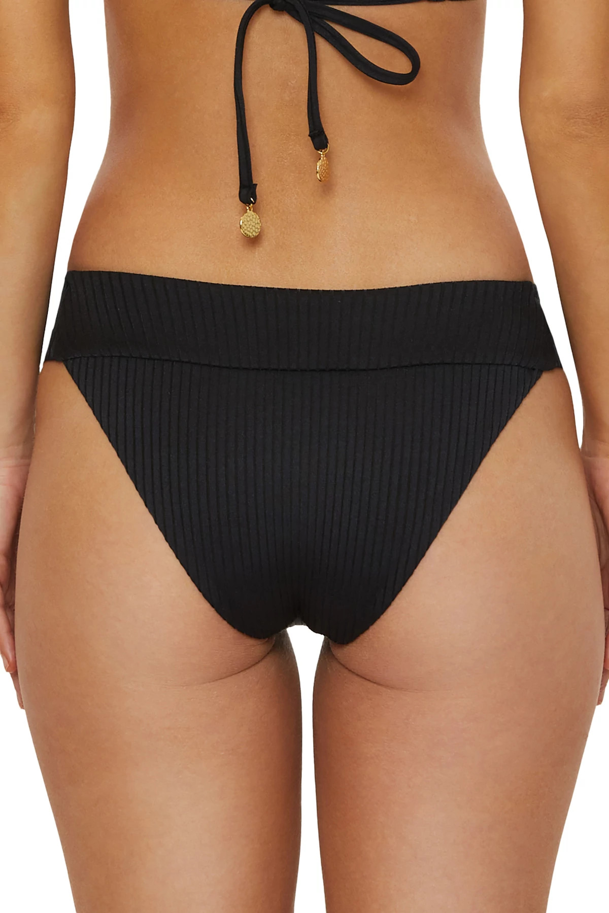 BLACK Maui Banded Hipster Bikini Bottom image number 2