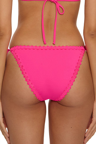 STRAWBERRY Bella Scalloped String Bikini Bottom