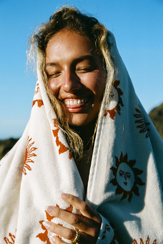 CREAM Sunburn Beach Towel