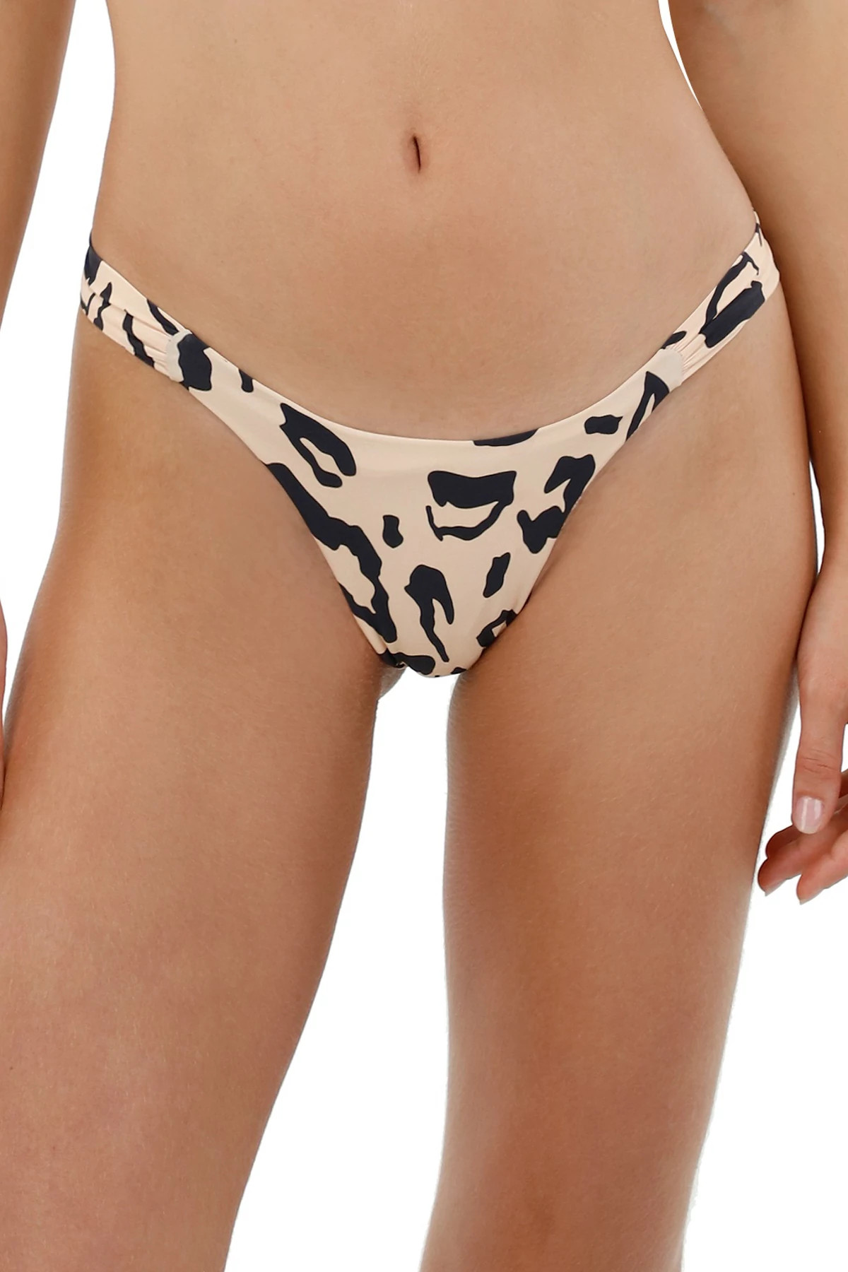 SAND Bold Reversible Tab Side Brazilian Bikini Bottom image number 1