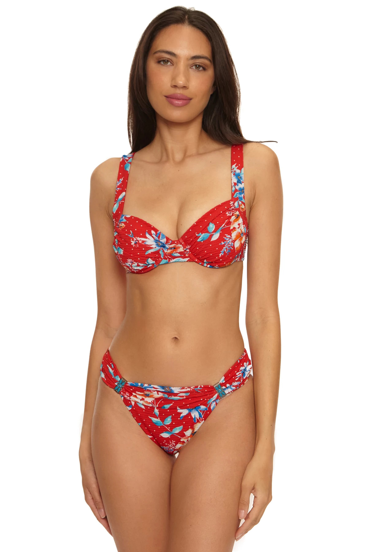MULTI Francesca Floral Underwire Bikini Top image number 1