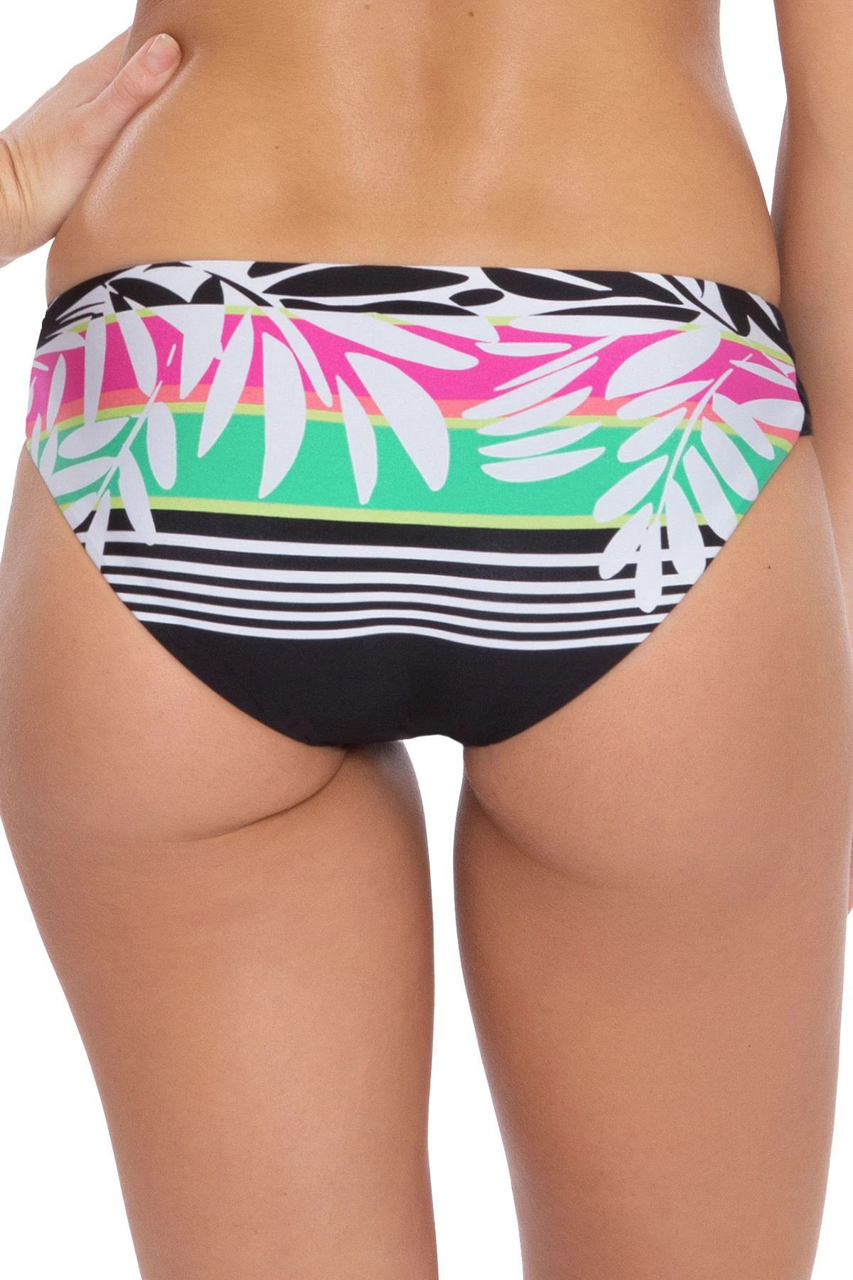 MULTI Palm Tab Side Hipster Bikini Bottom image number 2