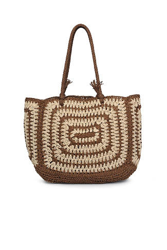 BROWN NATURAL Isla Tote