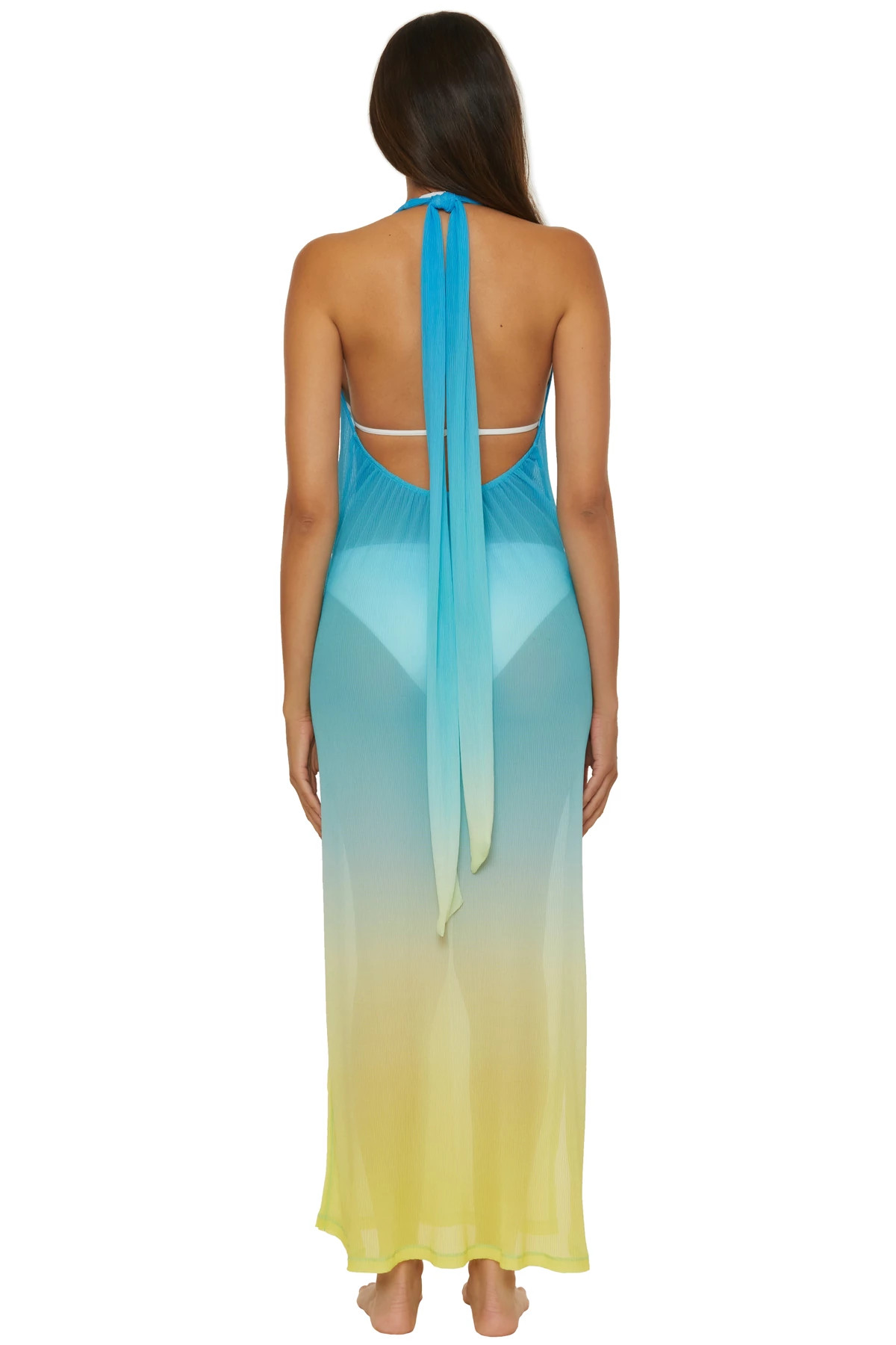 MULTI West Palm Mesh Maxi Dress image number 2